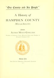 Cover of: "Our county and its people" by Alfred M. Copeland