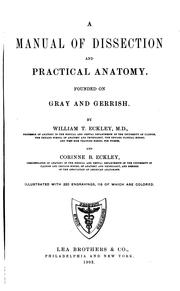 Cover of: A manual of dissection and practical anatomy