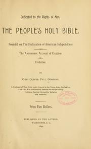 Cover of: people