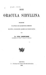 Cover of: Die Oracula sibyllina