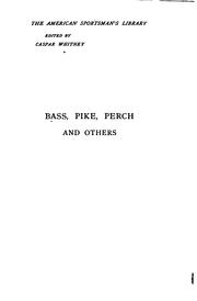 Cover of: Bass, pike, perch and others