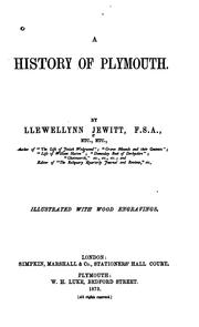 Cover of: A history of Plymouth.