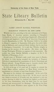 Guide to the study of James Abbott McNeill Whistler by Walter Greenwood Forsyth