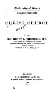 Cover of: Christ Church
