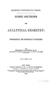 Cover of: Conic sections and analytical geometry: theoretically and practically illustrated