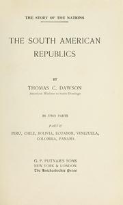 Cover of: The South American republics