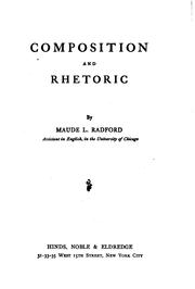 Cover of: Composition and rhetoric