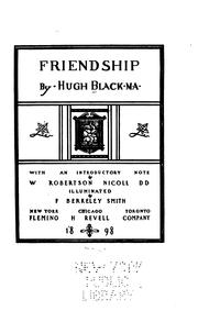 Friendship by Hugh Black