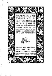 Cover of: Footprints of former men in far Cornwall