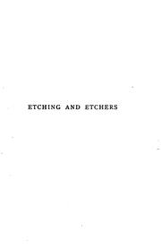 Cover of: Etchings & etchers by Hamerton, Philip Gilbert