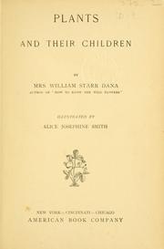 Cover of: Plants and their children