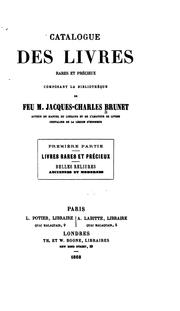 Cover of: Catalogue des livres rares et précieux