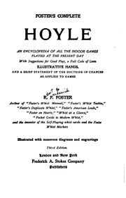 Cover of: Foster's complete Hoyle