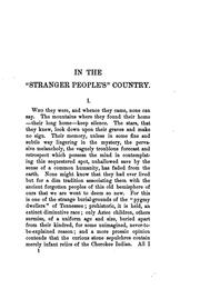 Cover of: In the "Stranger People's" country: a novel
