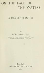 Cover of: On the face of the waters: a tale of the mutiny