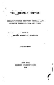 The Sherman letters by William T. Sherman, John Sherman, Rachel Sherman Thorndike