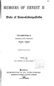 Cover of: Memoirs of Ernest II: duke of Saxe-Coburg-Gotha.