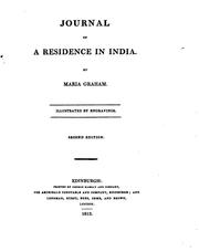 Cover of: Journal of a residence in India.