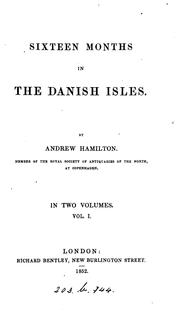 Cover of: Sixteen months in the Danish isles