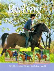Cover of: Riding for beginners