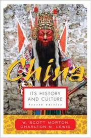 Cover of: China by W. Scott Morton, Charlton M. Lewis, Charlton Lewis
