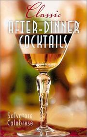 Cover of: Classic After-Dinner Cocktails