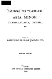 Cover of: Handbook for travellers in Asia Minor, Transcaucasia, Persia, etc. by John Murray (Firm)