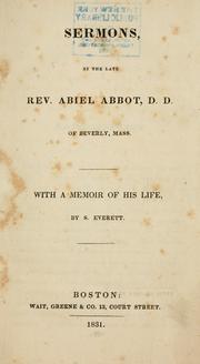 Cover of: Sermons