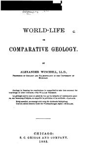 Cover of: World-life; or, Comparative geology.