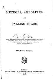 Cover of: Meteors, aerolites, and falling stars.