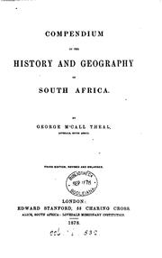 Cover of: Compendium of the history and geography of South Africa.