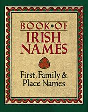 Cover of: Book of Irish names: first, family & place names