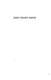 Cover of: John Henry Smith: a humorous romance of outdoor life