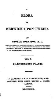 Cover of: A Flora of Berwick-upon-Tweed.
