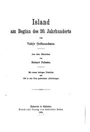 Cover of: Island am Beginn des 20. Jahrhunderts