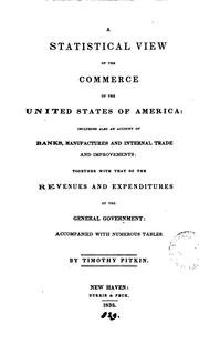 A statistical view of the commerce of the United States of America by Timothy Pitkin