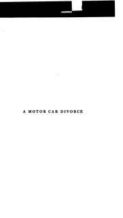 Cover of: A motor car divorce