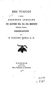 Cover of: Dei viaggi e delle scoperte africane