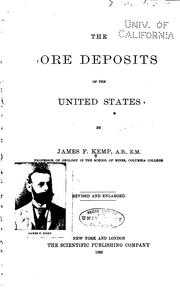 Cover of: The ore deposits of the United States