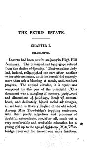 Cover of: The Petrie estate
