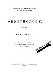 Cover of: Ornithology.