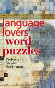 Cover of: Language Lovers' Word Puzzles