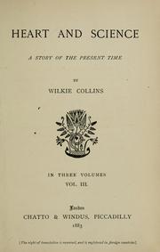 Cover of: Heart and science: a story of the present time.