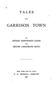 Cover of: Tales of a garrison town