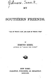 Cover of: My southern friends ...