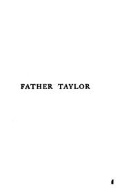 Cover of: Father Taylor