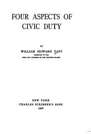 Cover of: Four aspects of civic duty