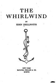 The whirlwind by Eden Phillpotts