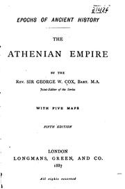 Cover of: The Athenian empire