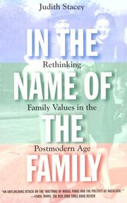 Cover of: In the Name of the Family by Judith Stacey